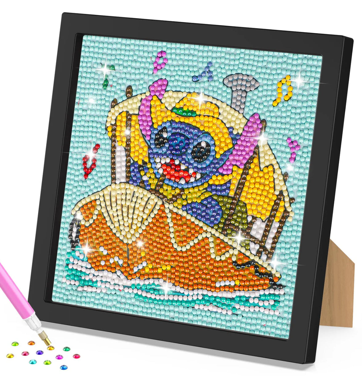 DIY Diamond Painting Stich Art, Great Activity Kit For Children & Adults