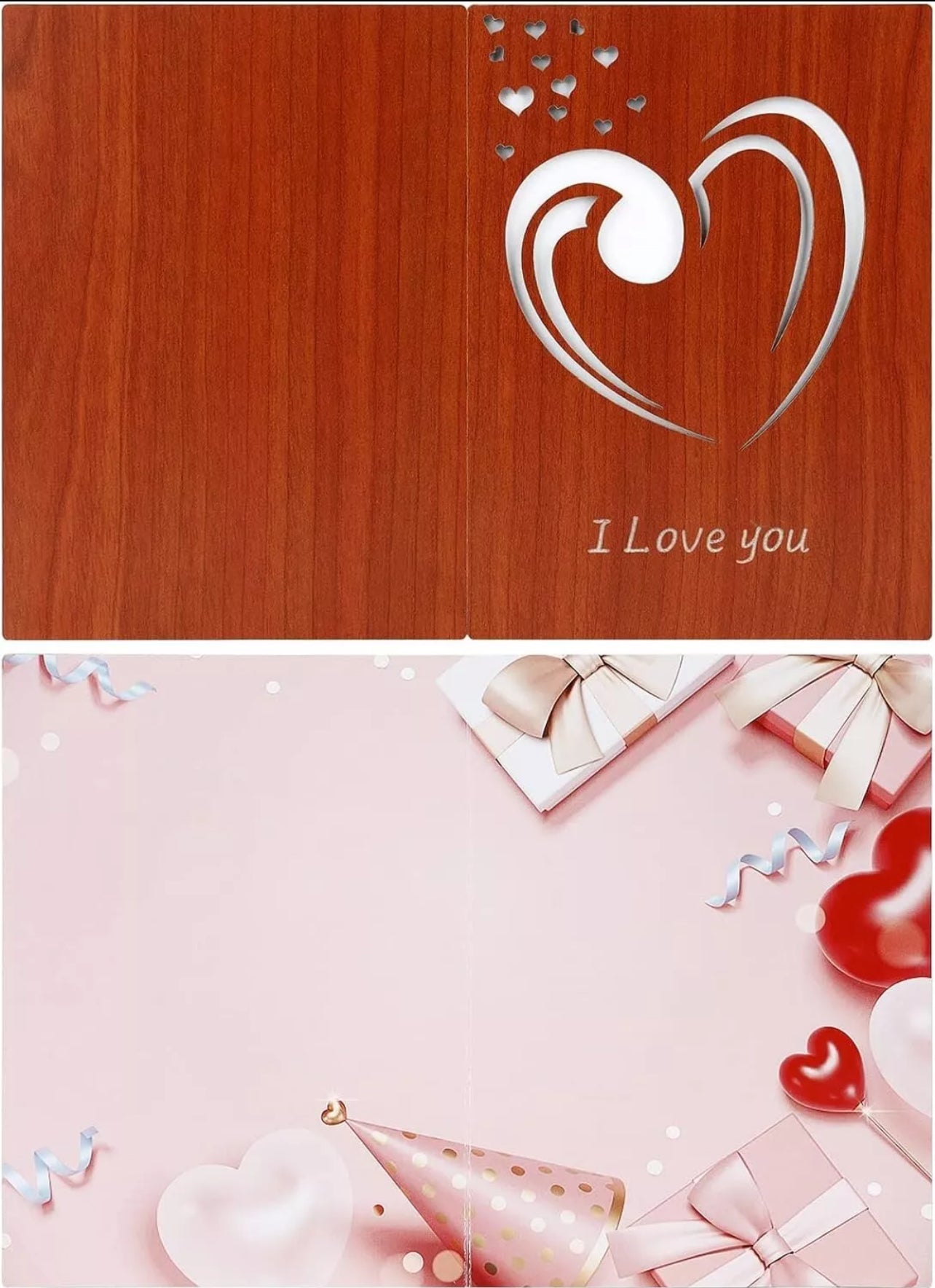 True Bamboo and Wooden Love Cards