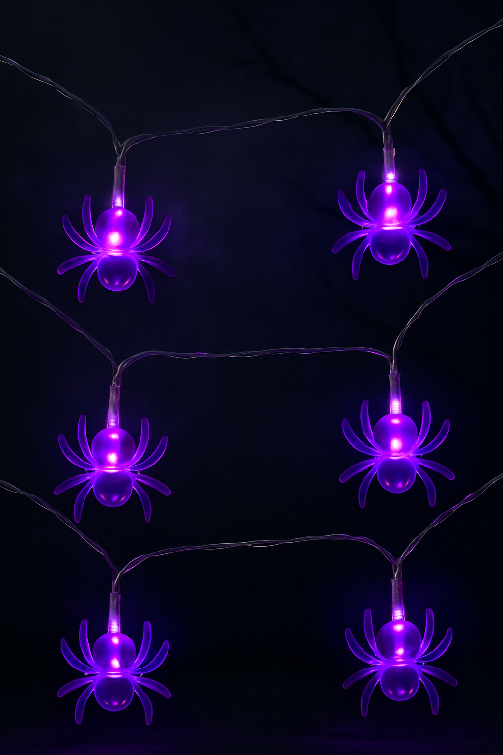 Box of 3, 20 LED spooky Halloween string lights